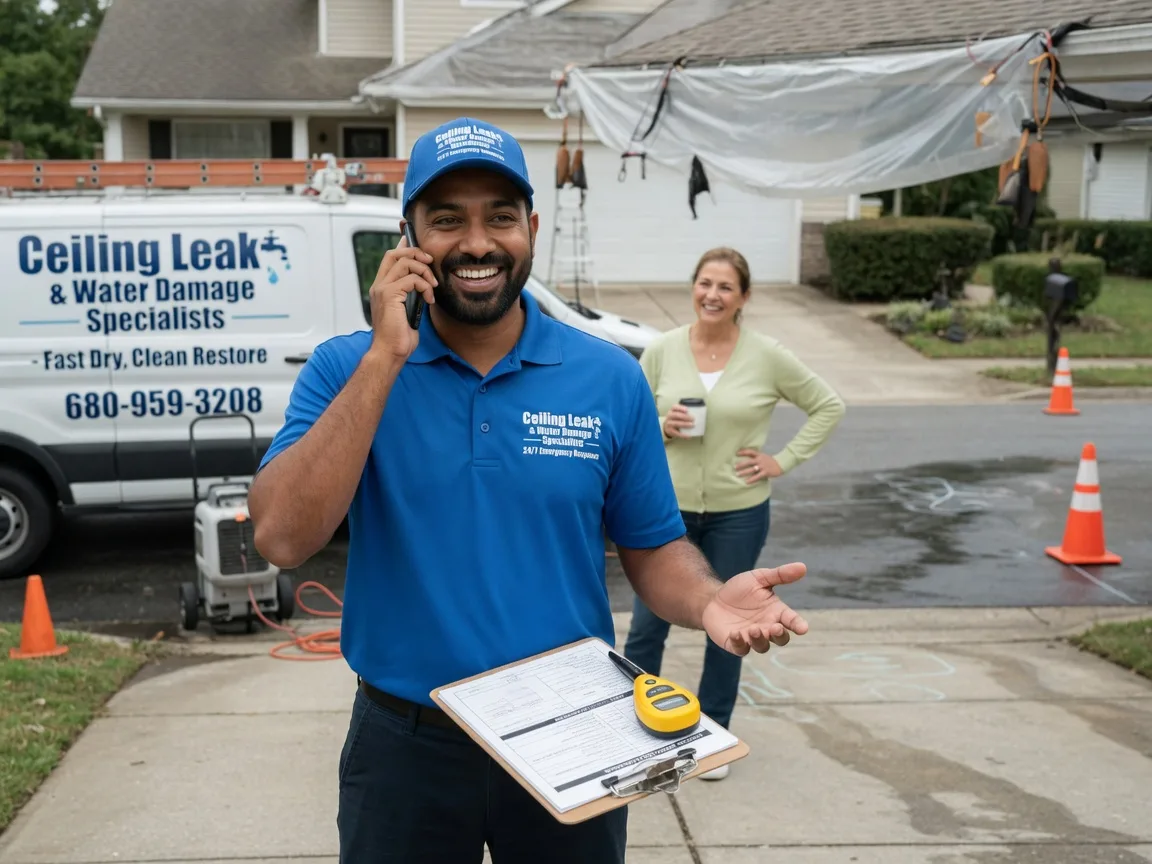 Ceiling Leak Cleanup Wood River, NE FAQs